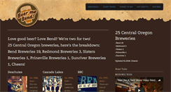 Desktop Screenshot of beermebend.com